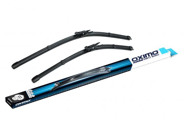 OXIMO frameless ruitenwisser set, 600/400 mm  WB400600 
